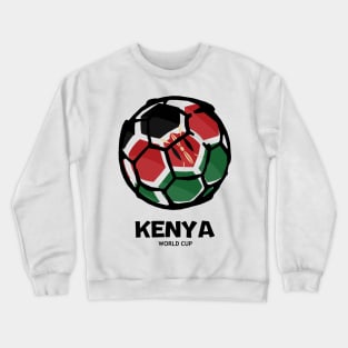 Kenya Football Country Flag Crewneck Sweatshirt